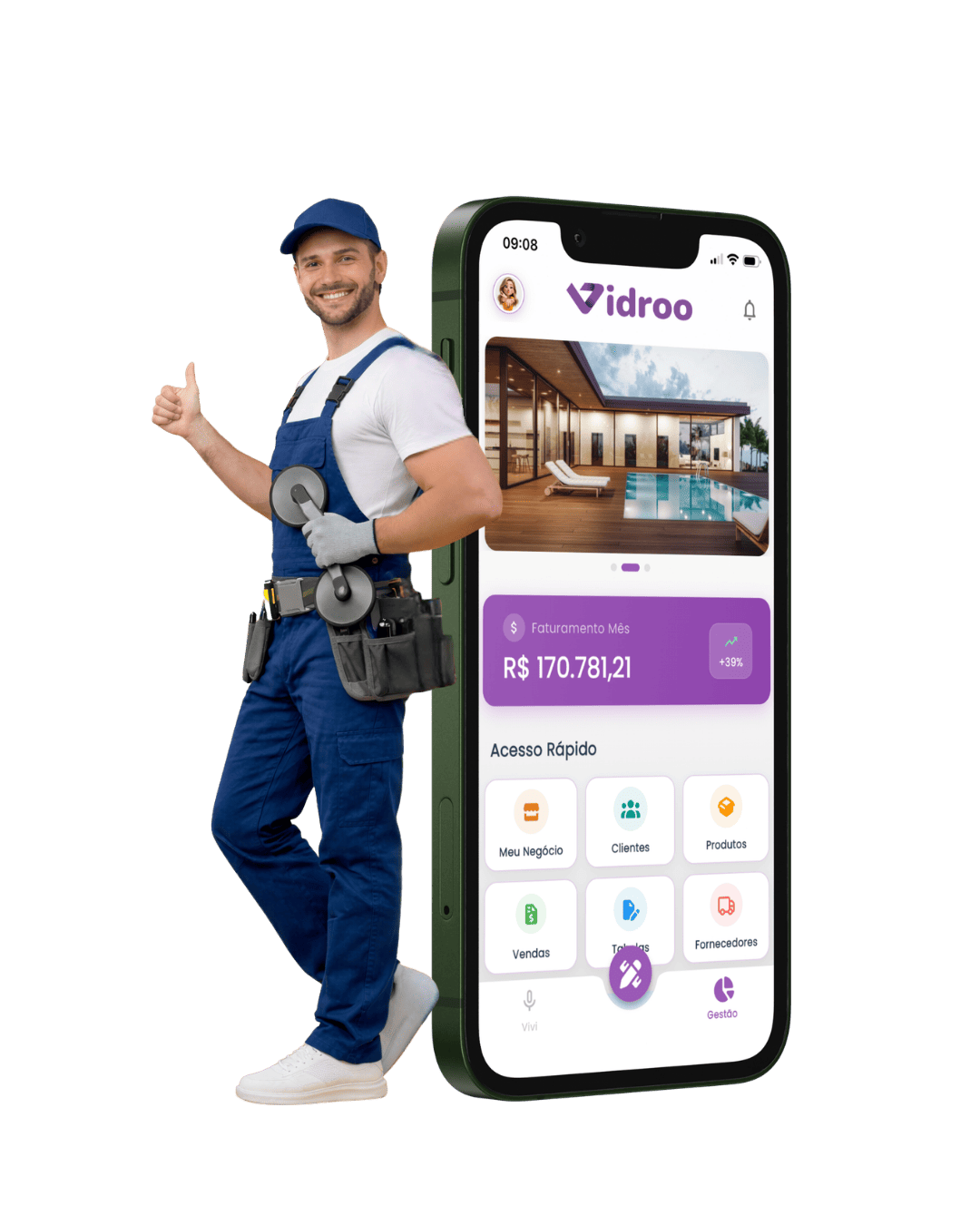 Vidroo App Interface